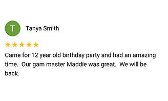 High rated birthday party at Escapes in Time Escape Room Utah