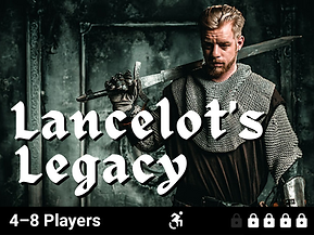Lancelot's Legacy Escape Room, your group starts divided